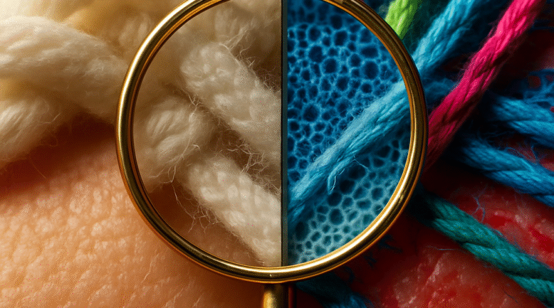 Distinção entre Fibras Naturais versus Fibras Sintéticas.