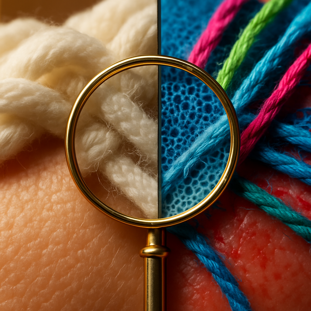 O Que Suas Roupas Sintéticas Estão Fazendo com sua Pele ?